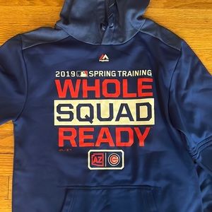Cubs 2019 spring training hoodie sweatshirt.  Child size small